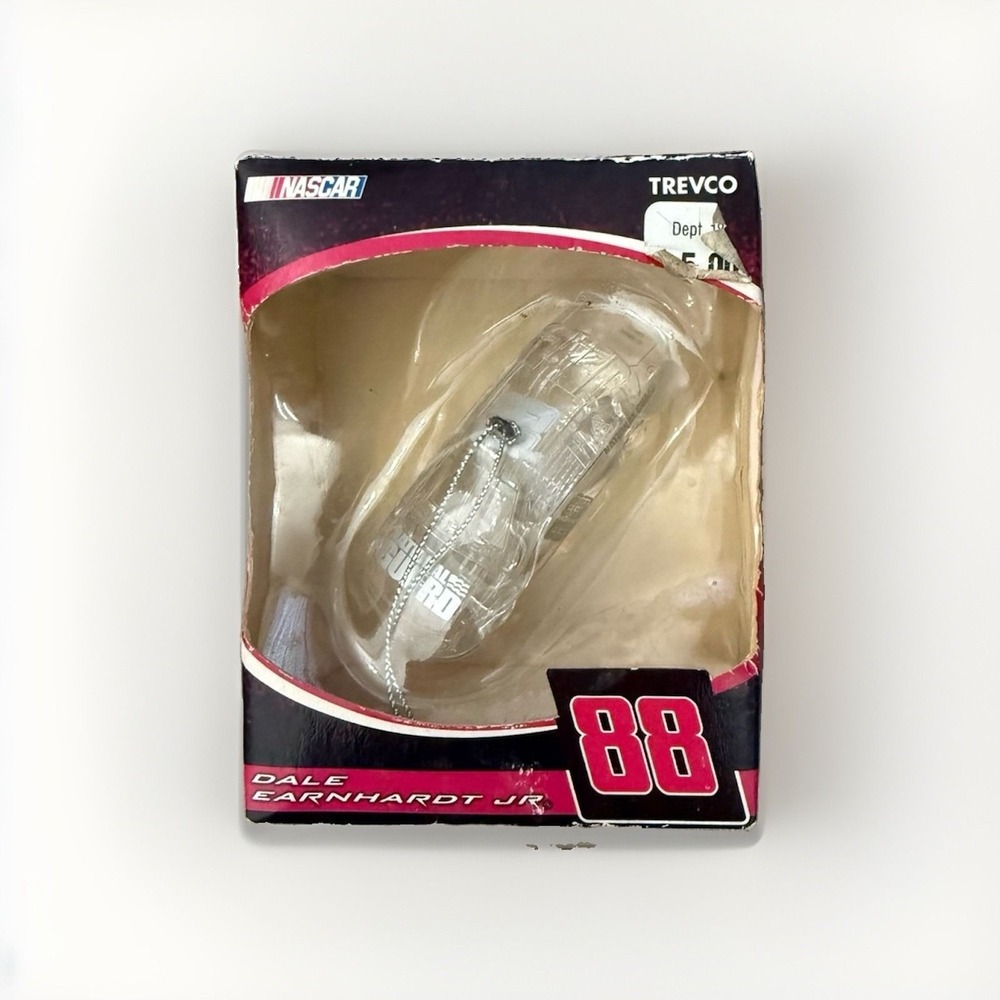 2008 Trevco NASCAR Dale Earnhardt Jr #88 Clear AMP Hood & Car Ornament